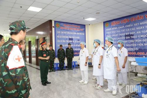 Đoàn công tác Cục Quân y kiểm tra công tác bảo đảm y tế phục vụ nhiệm vụ A80
