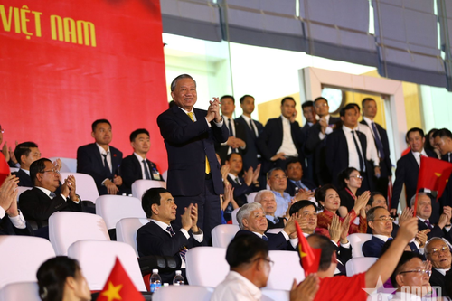 Lãnh đạo Đảng, Nhà nước và đại biểu quốc tế dự Chương trình nghệ thuật đặc biệt '80 năm hành trình Độc lập-Tự do-Hạnh phúc'