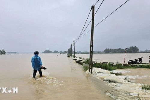 Hà Nội: Hàng trăm người dân được huy động ứng phó với lũ sông Bùi