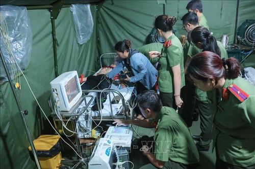Kiểm tra các trạm quân y phục vụ A80