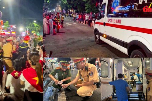 Công an Hà Nội kịp thời cứu một phụ nữ lên cơn co giật tại khu vực chờ xem diễu binh