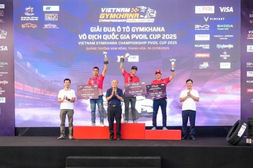 Lộ diện những nhà vô địch tại giải đua ô tô thể thức Gymkama Quốc gia