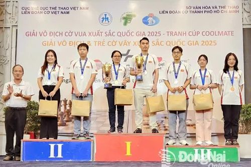 Trần Ngọc Minh Duy (Đồng Nai) giành huy chương bạc Cờ tiêu chuẩn