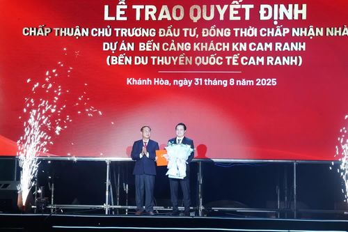 Khánh Hòa chấp thuận chủ trương đầu tư Bến du thuyền quốc tế Cam Ranh