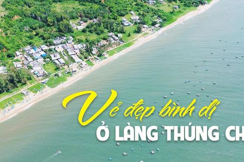 Vẻ đẹp bình dị ở Làng Thúng chai