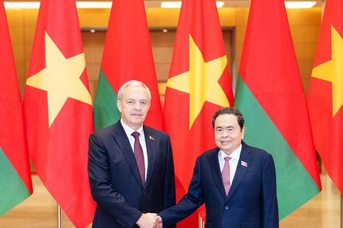 Chủ tịch Quốc hội Trần Thanh Mẫn tiếp Chủ tịch Hạ viện Belarus Igor Sergeyenko
