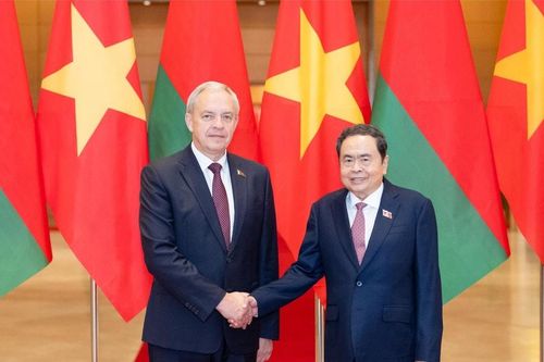 Chủ tịch Quốc hội Trần Thanh Mẫn tiếp Chủ tịch Hạ viện Belarus Igor Sergeyenko