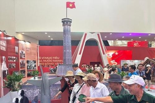 Triển lãm '80 năm hành trình Độc lập- Tự do- Hạnh phúc' đã đón hơn 1 triệu lượt khách