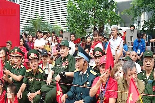 Cựu chiến binh xúc động trong ngày hội non sông