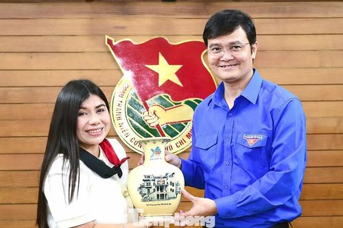 Bí thư thứ nhất Trung ương Đoàn Bùi Quang Huy tiếp Bộ trưởng Thanh niên Nicaragua