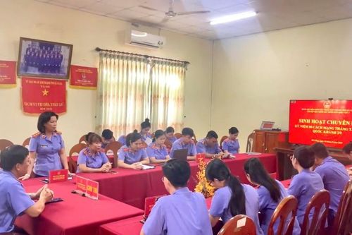 VKSND khu vực 3 TP Đà Nẵng sinh hoạt chi bộ chuyên đề Chào mừng Quốc khánh 2/9