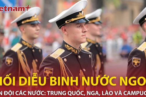 Khối Quân đội nước ngoài tham gia Lễ diễu binh, diễu hành kỷ niệm Quốc khánh 2/9