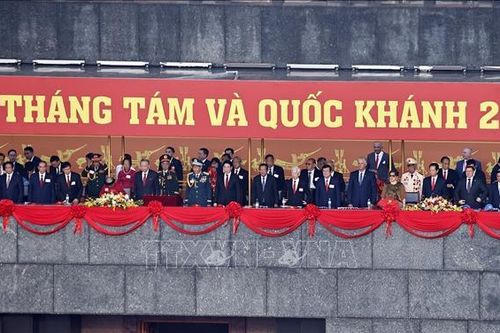 Lễ chào cờ lịch sử kỷ niệm 80 năm Quốc khánh 2/9