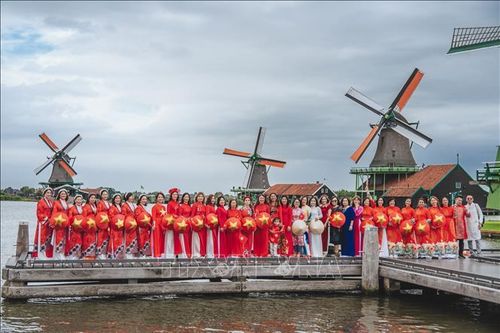 'Việt phục bộ hành - lan tỏa tinh thần ngày hội non sông' tại Hà Lan