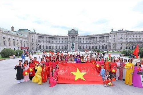 'Việt phục bộ hành' - hình ảnh Việt Nam đoàn kết, thân thiện giữa lòng châu Âu