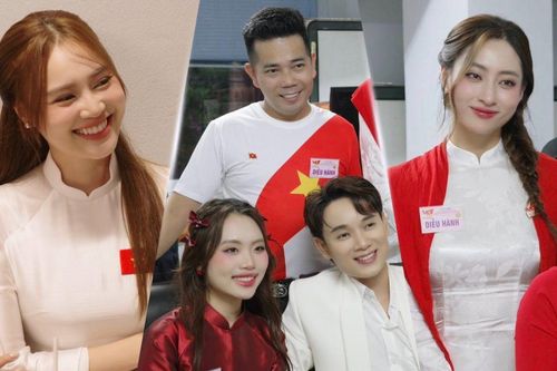 Sao Việt rạng ngời trước giờ diễu binh, diễu hành A80: Lan Ngọc, Phương Mỹ Chi tràn đầy tự hào