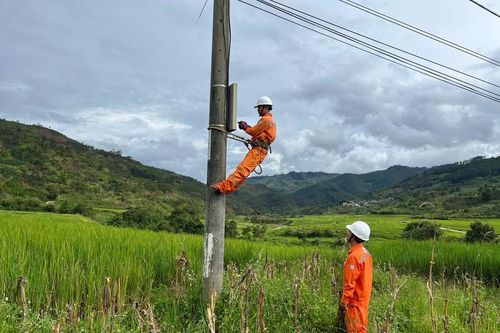 PC Quảng Ngãi: Chủ động bảo đảm an toàn điện mùa mưa bão tại khu vực
