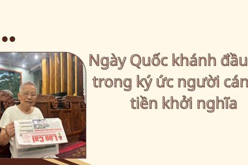 Ngày Quốc khánh đầu tiên trong ký ức người cán bộ tiền khởi nghĩa