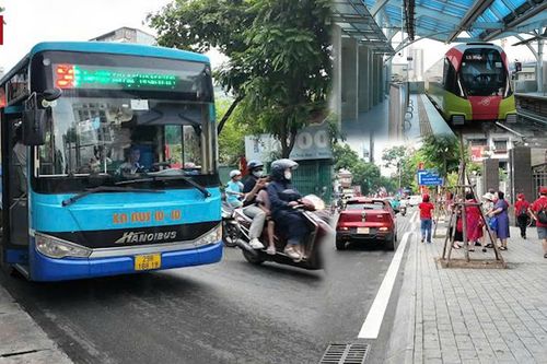 Hà Nội: Xe buýt, tàu điện đảm bảo nhu cầu đi lại ngày Quốc khánh 2/9