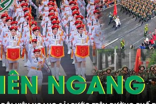 Cận cảnh 26 khối Quân đội hiên ngang sải bước trên đường phố Thủ đô ngày Tết Độc lập