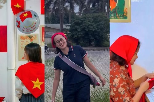 Gặp gỡ người đứng sau những chiếc khăn in hình cờ Tổ quốc