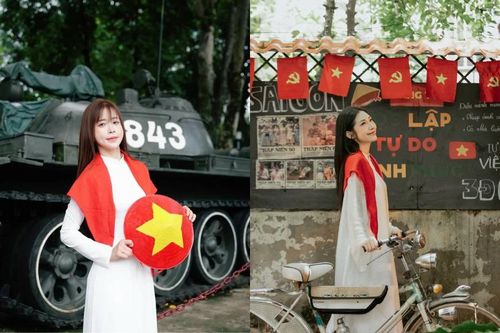 Dàn 'chị đẹp' dịu dàng trong tà áo dài mừng đại lễ 2/9