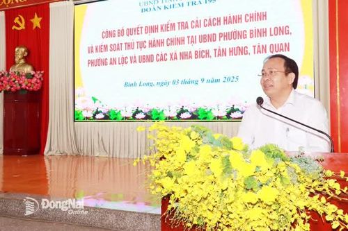 Kiểm tra cải cách hành chính và kiểm soát thủ tục hành chính tại một số xã, phường