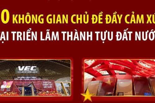 10 không gian chủ đề đầy cảm xúc tại Triển lãm thành tựu đất nước