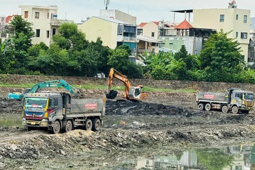Hồ chứa nước thải ở trung tâm Quảng Ngãi được 'hồi sinh'
