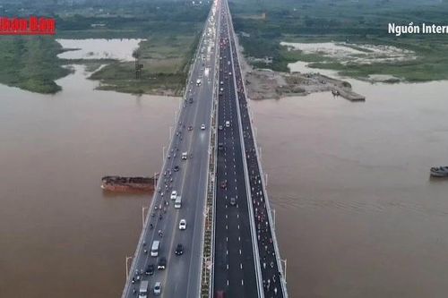 Điều chỉnh giao thông trên nhánh Ramp CV1C cầu Vĩnh Tuy