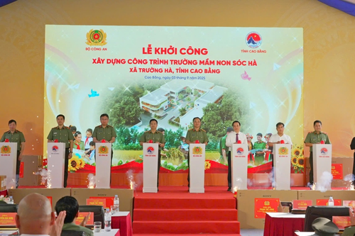 Khởi công xây dựng Trường Mầm non Sóc Hà (tỉnh Cao Bằng)