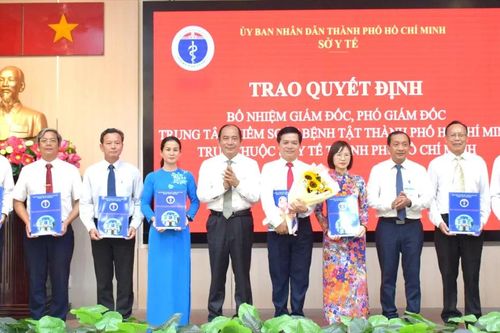 Bổ nhiệm Ban Giám đốc Trung tâm Kiểm soát bệnh tật TPHCM