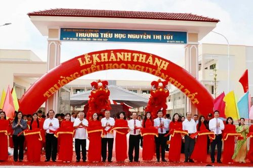 Đồng Tháp: Khánh thành Trường Tiểu học mang tên Liệt sĩ Nguyễn Thị Tốt