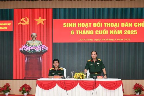 Tăng cường đoàn kết nội bộ cán bộ, chiến sĩ Bộ CHQS tỉnh An Giang