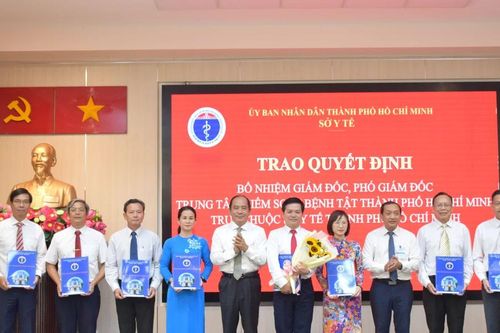 TPHCM công bố Ban Giám đốc Trung tâm Kiểm soát bệnh tật sau sáp nhập
