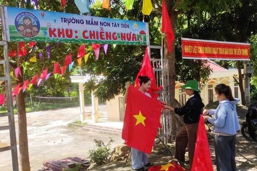 Trường vùng biên Thanh Hóa háo hức chuẩn bị khai giảng năm học mới