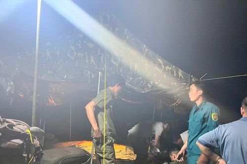 Tìm thấy thêm thi thể 2 thanh niên trong vụ mất tích ở hồ Đá Xanh