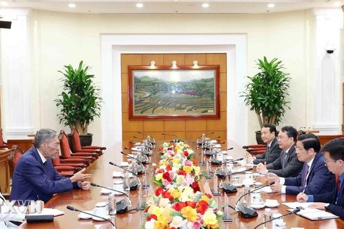 Trưởng Ban Nội chính Trung ương tiếp Tổng Bí thư Đảng MIU Cộng hòa Dominica