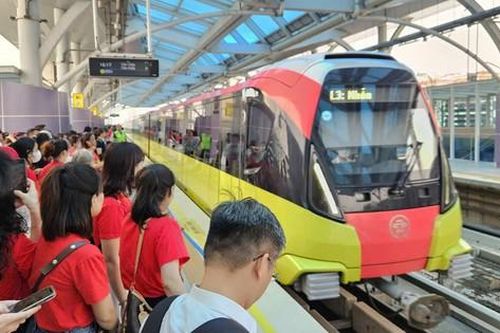 Đường sắt đô thị của Hà Nội phục vụ gần 1,8 triệu lượt hành khách dịp Quốc khánh 2/9