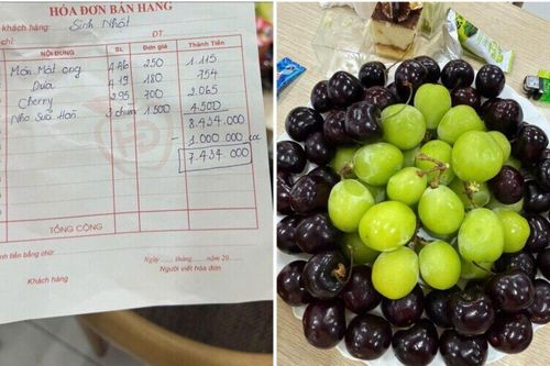Bán 3 chùm nho héo giá 4,5 triệu đồng, chủ cửa hàng ở Lạng Sơn nhận kết đắng