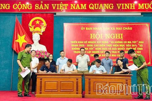 Xã Mai Châu hiện có 6 xóm đạt tiêu chí không có ma túy