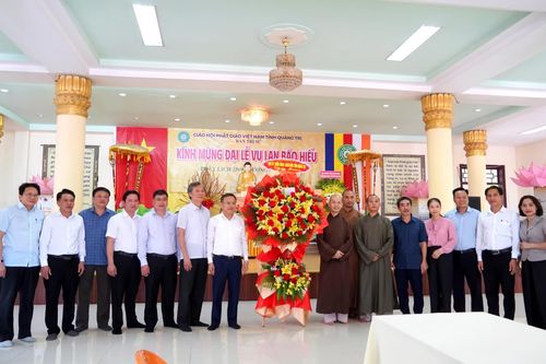 Lãnh đạo tỉnh chúc mừng Đại lễ Vu lan 2025
