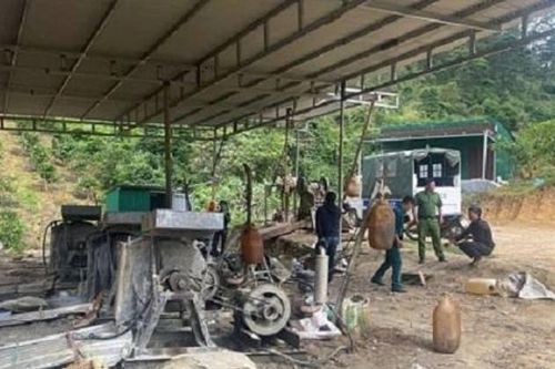 Công an Lâm Đồng quyết liệt ngăn chặn khai thác khoáng sản trái phép