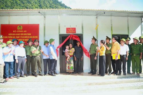 Thư cảm ơn Bộ Công an về sự hỗ trợ nhân dân khắc phục sau lũ