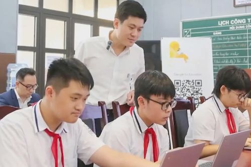 Ngôi trường tiên phong thực hiện mô hình 'Lớp học số Google'