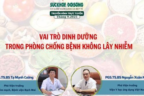 Tọa đàm trực tuyến: Vai trò dinh dưỡng trong phòng chống bệnh không lây nhiễm