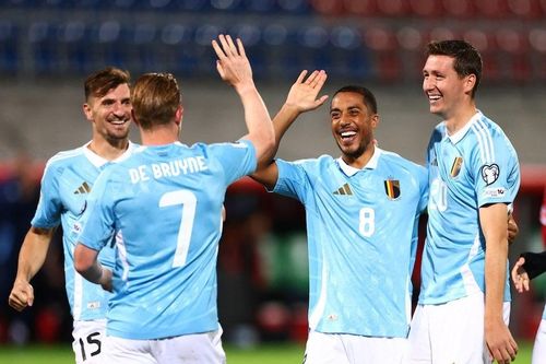 De Bruyne ghi bàn giúp Bỉ thắng 'tennis'