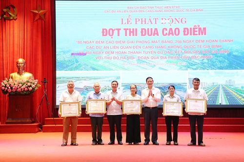 Bắc Ninh phát động đợt thi đua cao điểm giải phóng mặt bằng cho các dự án lớn