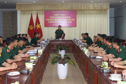 Bộ CHQS tỉnh Đắk Lắk tuyên dương lực lượng tham gia thực hiện nhiệm vụ A80