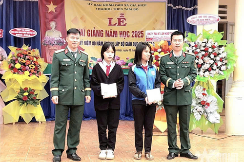 Trung đoàn 994B: Chăm lo học sinh từ mô hình 'Hũ gạo tình quân dân'